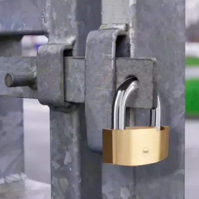 Cadenas de sécurité Hammer YALE 80mm - Anse acier - 3 clés