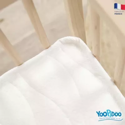 Matelas Bébé Bamboo - YOOPIDOO 60x120cm - Douceur Visocse Réversible