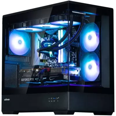 Boitier mini tour ZALMAN P30 Noir - Micro-ATX avec Ventilateurs ARGB