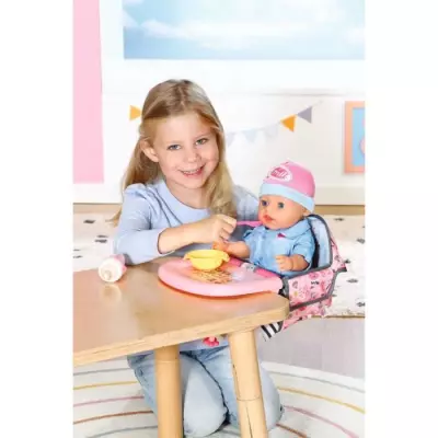 Chaise haute colorée pour poupée BABY BORN - Jeu imaginatif !