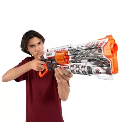Blaster Verrouillable ZURU XSHOT Skins Lock Gun - 8 fléchettes