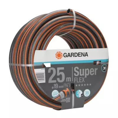 Tuyau d'arrosage GARDENA Premium SuperFLEX 25m Ø19mm