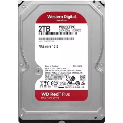 Disque Dur Interne 2To Western Digital Red Plus - Dédié NAS