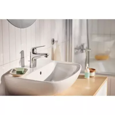 Mitigeur lavabo GROHE Swift - Chrome - Taille M - Économie d'eau