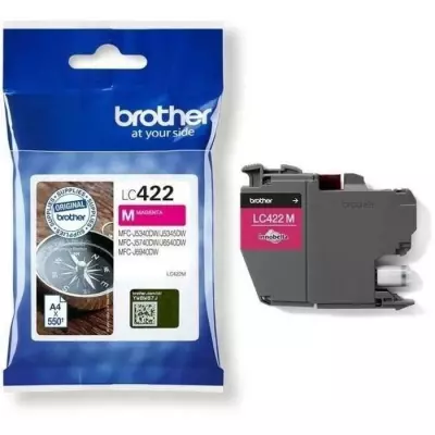 Cartouche LC422M - BROTHER - Magenta 550 p - Imprimante Business Smart - Less than or equal to 60 characters