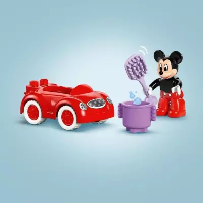 LEGO DUPLO | Disney 10454 La Maison et la Voiture de Mickey - Jeu de Construction 2 ans