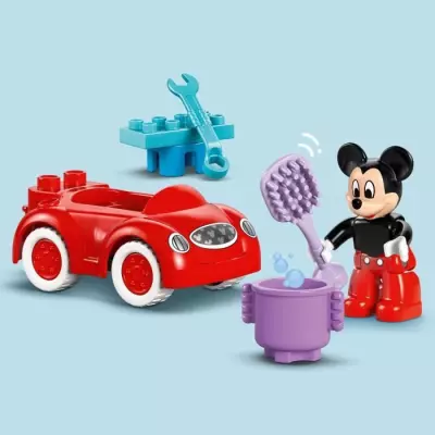 LEGO DUPLO | Disney 10454 La Maison et la Voiture de Mickey - Jeu de Construction 2 ans
