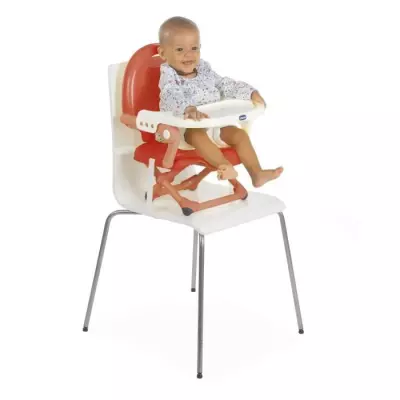 Rehausseur de Table Chicco Pocket Snack - Rouge Coquelicot