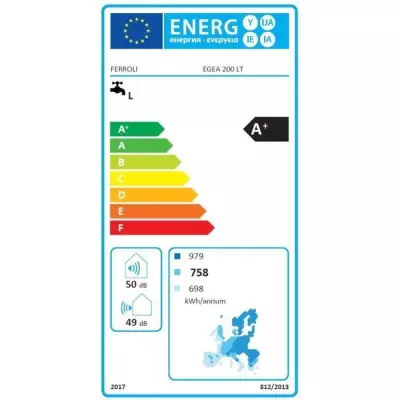 Chauffe-eau thermodynamique Ferroli EGEA 200L - Performant et écologique