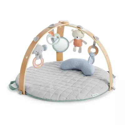 Tapis d'éveil réversible ultra doux dès la naissance