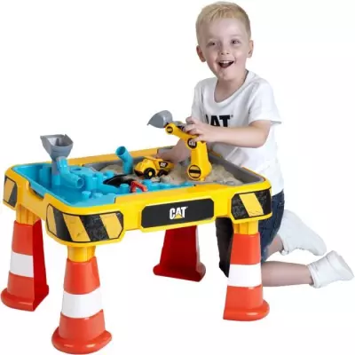Table multi jeux sable et eau Caterpillar - KLEIN - 3237, pour des heures de plaisir !