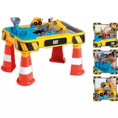 Table multi jeux sable et eau Caterpillar - KLEIN - 3237, pour des heures de plaisir !
