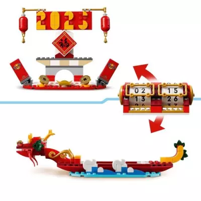 LEGO 40678 Le calendrier des fêtes - Cadeau 2-en-1!