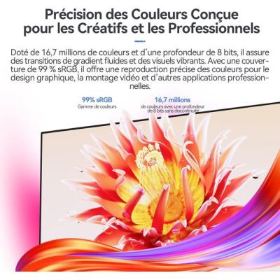 Ecran PC - HKC - 24 - FHD - 144Hz - Dalle IPS - 5ms - V2418S