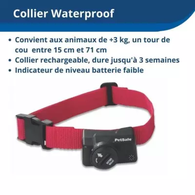 Collier récepteur sans fil pour animaux de compagnie - Compact et efficace