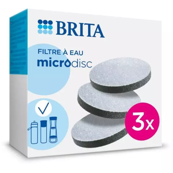 Cartouche filtre a eau Brita Pack de 3 filtres MicroDisc