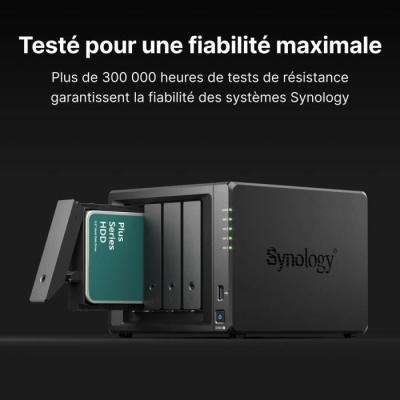 Disque dur interne 4 To - SYNOLOGY - HAT3300-4T - SATA 6 Go/s - 5400 Tours/min