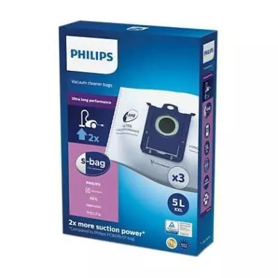 Sac d'aspirateur Philips SBAG Original - 3 pièces, haute performance