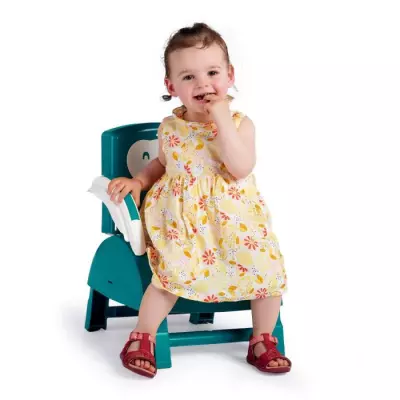 Rehausseur de chaise Vert émeraude - Made in France