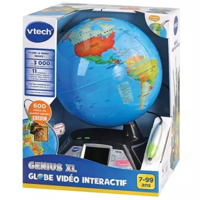 Découvrez le Globe Vidéo Interactif VTECH GENIUS XL !