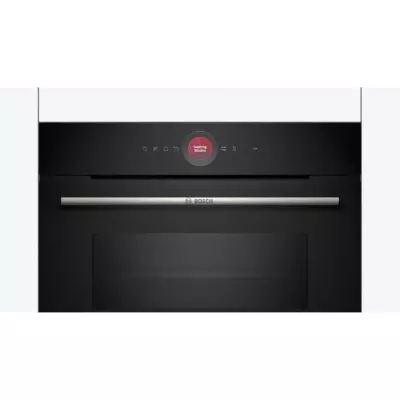 Four combiné micro-ondes encastrable Softclose - BOSCH SER8 - Noir - 45L