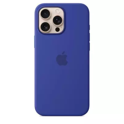 Coque iPhone 16 Pro Max Silicone avec MagSafe - Ultramarine