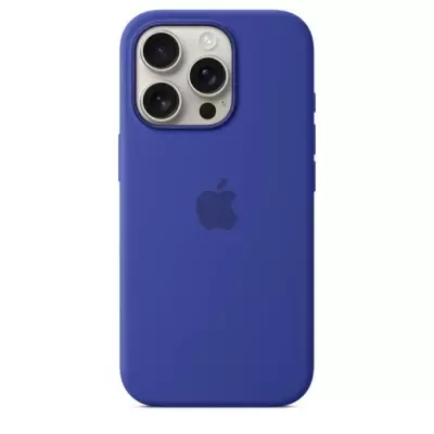 Coque iPhone 16 Pro Silicone avec MagSafe - Ultramarine