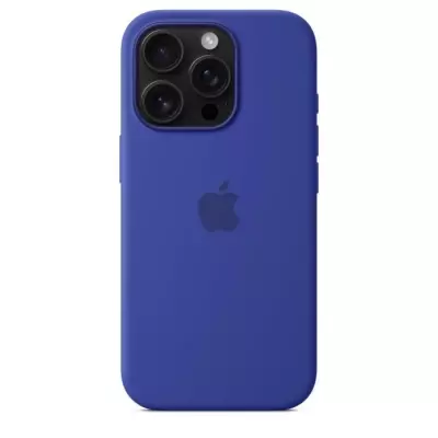 Coque iPhone 16 Pro Silicone avec MagSafe - Ultramarine