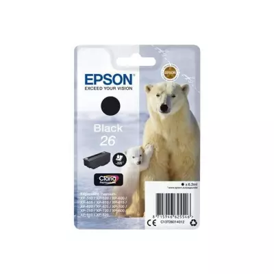 Cartouche d'encre EPSON T2601 Noir - Ours polaire (C13T26014012)