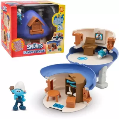 Maison de jeu Les Schtroumpfs avec figurine et accessoires - Jeu magique pour enfants