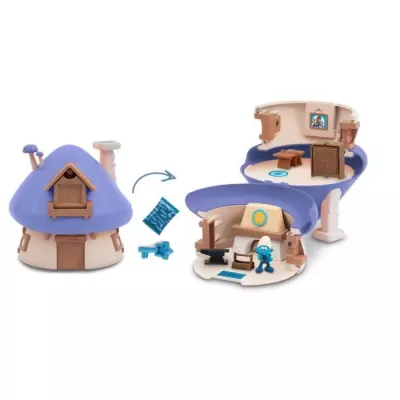 Maison de jeu Les Schtroumpfs avec figurine et accessoires - Jeu magique pour enfants