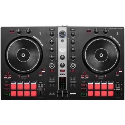 HERCULES DJ CONTROL INPULSE 300 MK2 - Contrôleur DJ USB - 2 voies - 16 pads - Logiciels et tutoriels - Carte son intégrée