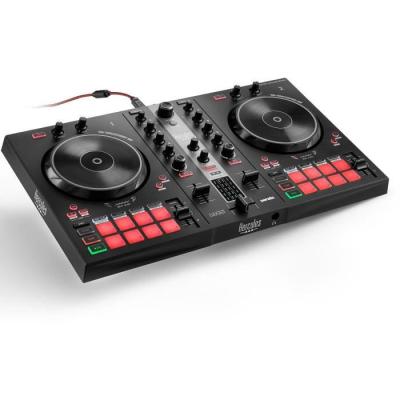 HERCULES DJ CONTROL INPULSE 300 MK2 - Contrôleur DJ USB - 2 voies - 16 pads - Logiciels et tutoriels - Carte son intégrée