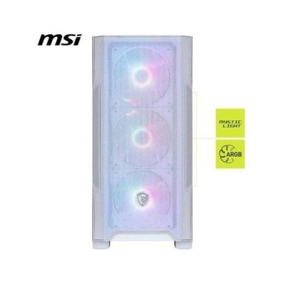 Boîtier PC gaming - MSI - MAG Forge M100R - Moyen Tour - Blanc