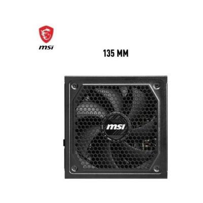Bloc d'alimentation PC - MSI - MAG A1000GL - PCIe CEM 5.1 - 1000 W - Ventilateurs 135 mm - Noir