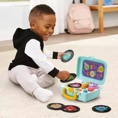 Tourne-disque VTECH BABY - Lecteur CD et Radio, dimensions compactes