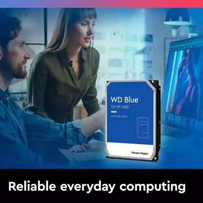 WD Blue™ 1To - Vitesse 7200 tr/min - Format 3.5 - Performances optimales
