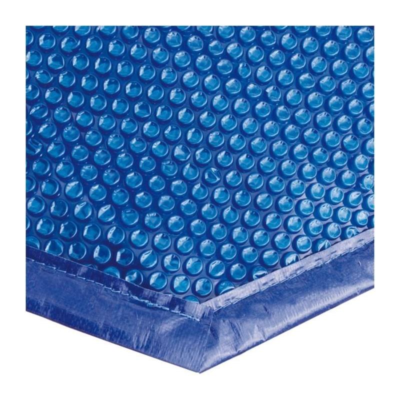 Bâche à bulles pour piscine bois UBBINK 350x650 Bleue - 400 microns