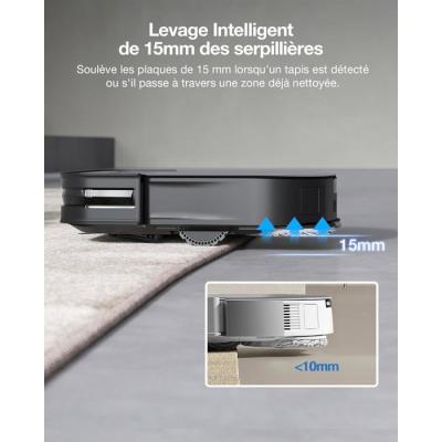 Aspirateur Robot ECOVACS DEEBOT X2 COMBO - Aspiration 8700Pa