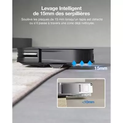 Aspirateur Robot ECOVACS DEEBOT X2 COMBO - Aspiration 8700Pa