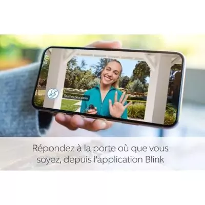 Sonnette vidéo Blink BLANC kit compact