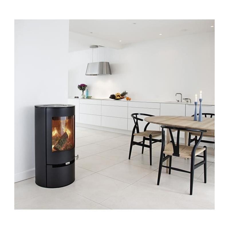 Poêle à bois ADURO 9.1 - Design Noir - 6 KW