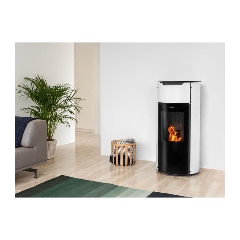 Poêle à pellets ADURO P1.4 Blanc - 8 KW