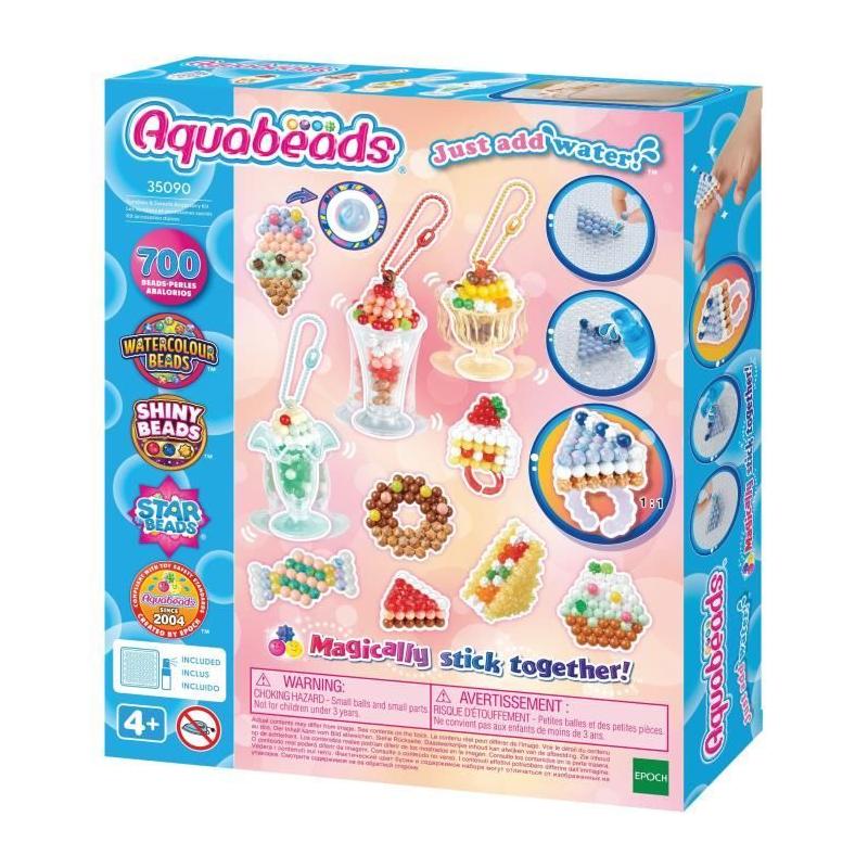 Mes accessoires sucrés AQUABEADS - Kit de perles à fixer - 35090