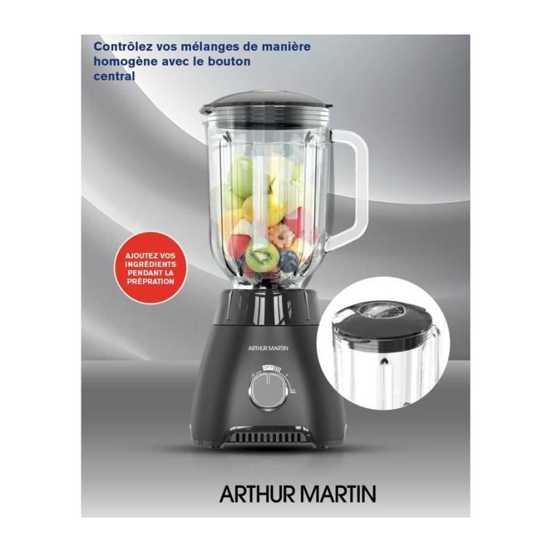 Mélangeur en verre - ARTHUR MARTIN - AMPB40 - 1,5L - 400W