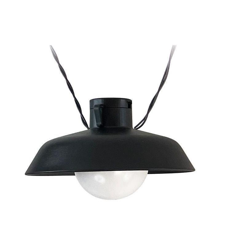 Guirlande solaire Luna - 5m - Noir - Rechargeable USB