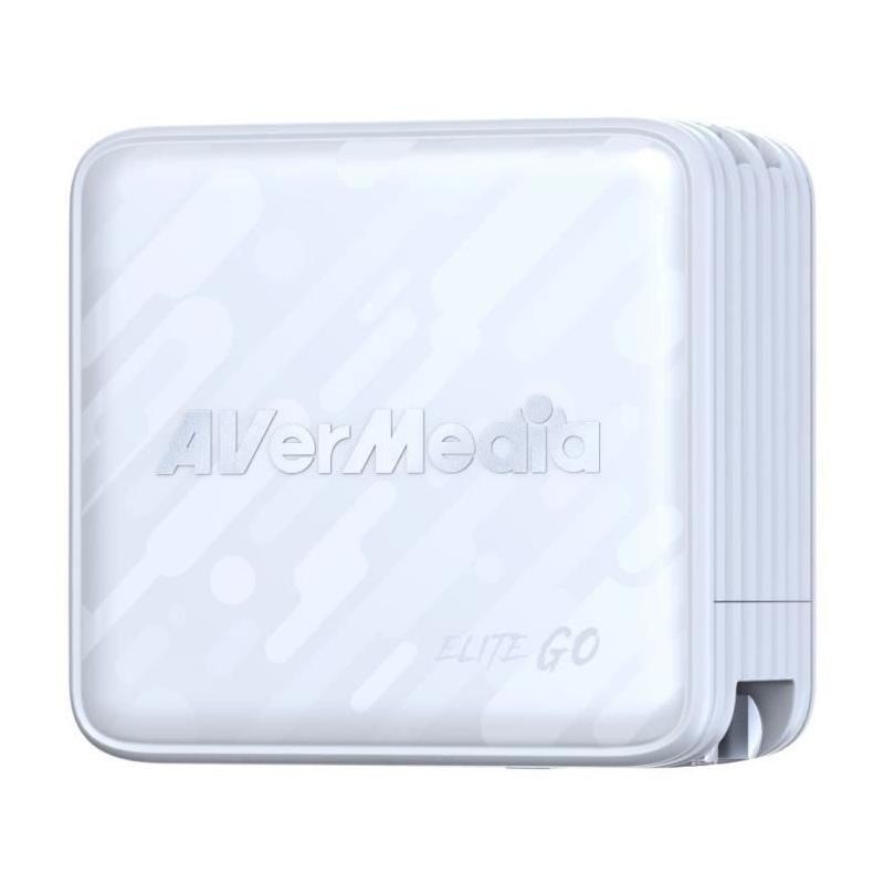 Chargeur GaN AVERMEDIA 100W + Capture Vidéo FHD GC313Pro Blanc