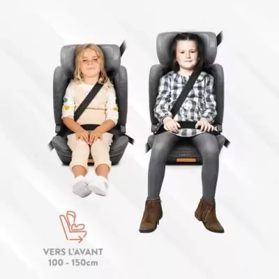 Siège auto BABYAUTO CAPAX GREY DOBBY - 4-12 ans - I-Size - 100-150 cm