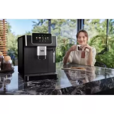 Machine à café avec broyeur BEKO CEG7302B - Noir, 1350W, 19 bars