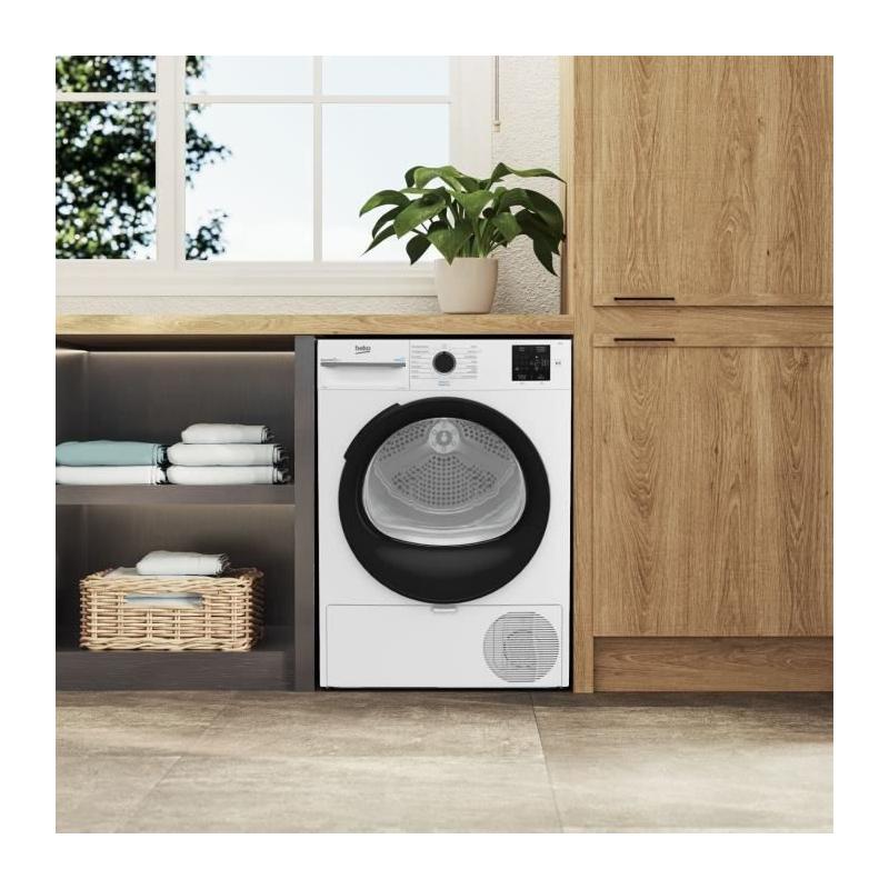 Sèche-linge pompe à chaleur BEKO b300 Eco sense D3H17393W - Blanc